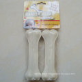 Dog Chews 5.5" White Bleached Pressed Bone Dog Food